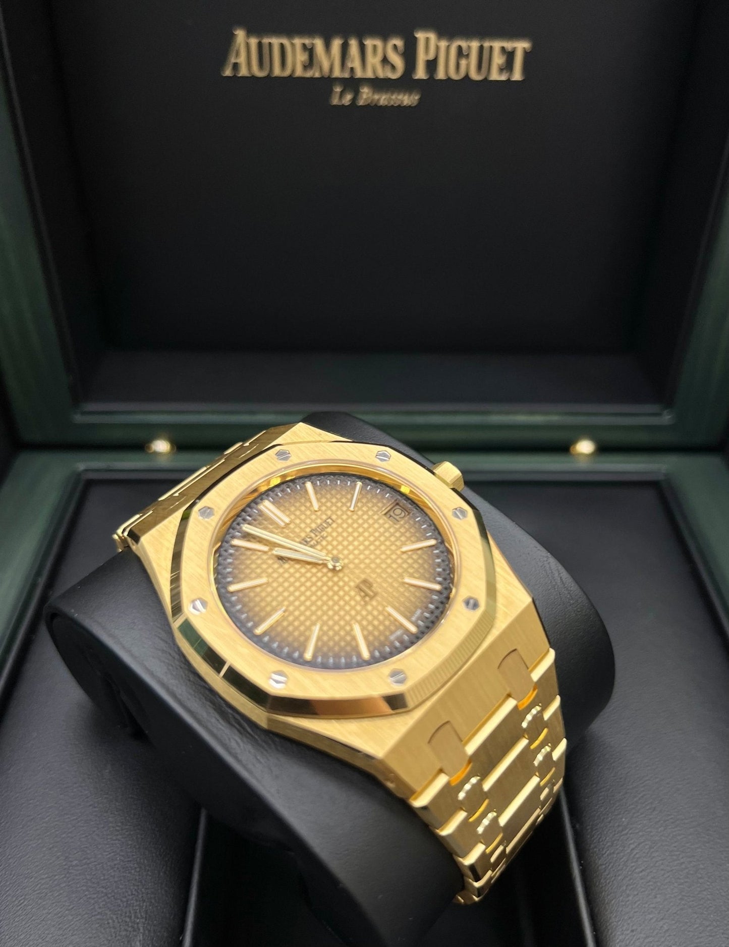 Audemars Piguet Royal Oak Jumbo Extra Thin 50th Anniversary "Smoked Gold" 2022 16202BA.OO.1240BA.01