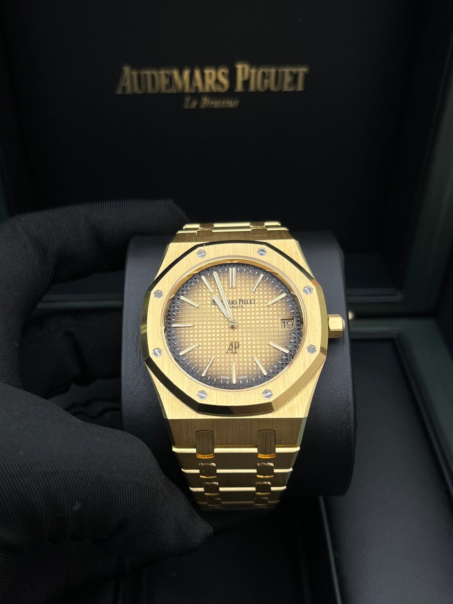 Audemars Piguet Royal Oak Jumbo Extra Thin 50th Anniversary "Smoked Gold" 2022 16202BA.OO.1240BA.01