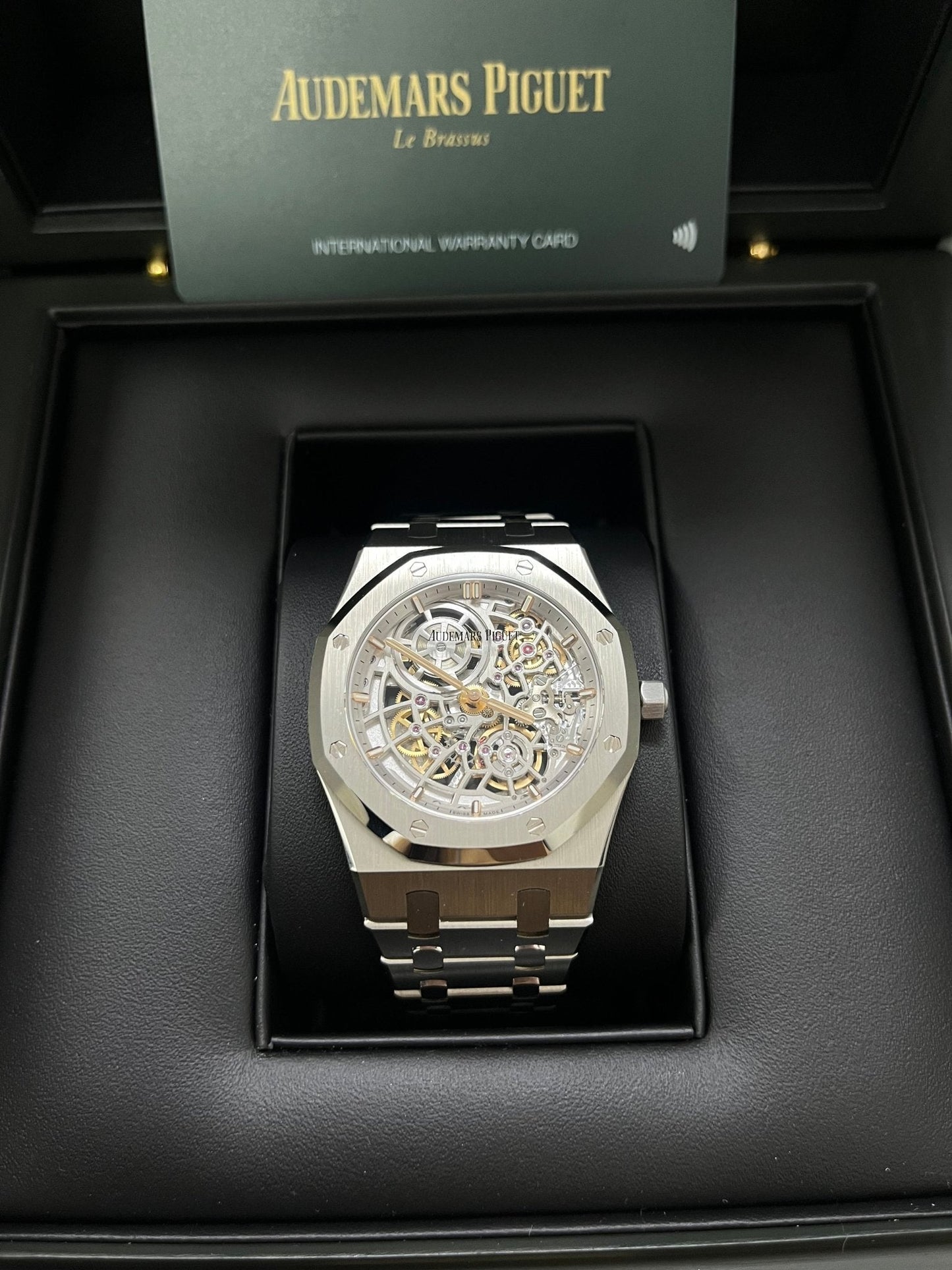 Audemars Piguet Royal Oak Jumbo "Jumbo" Extra-Thin Squelette "50TH ANNIVERSARY" Ref. 16204ST.OO.1240ST.01