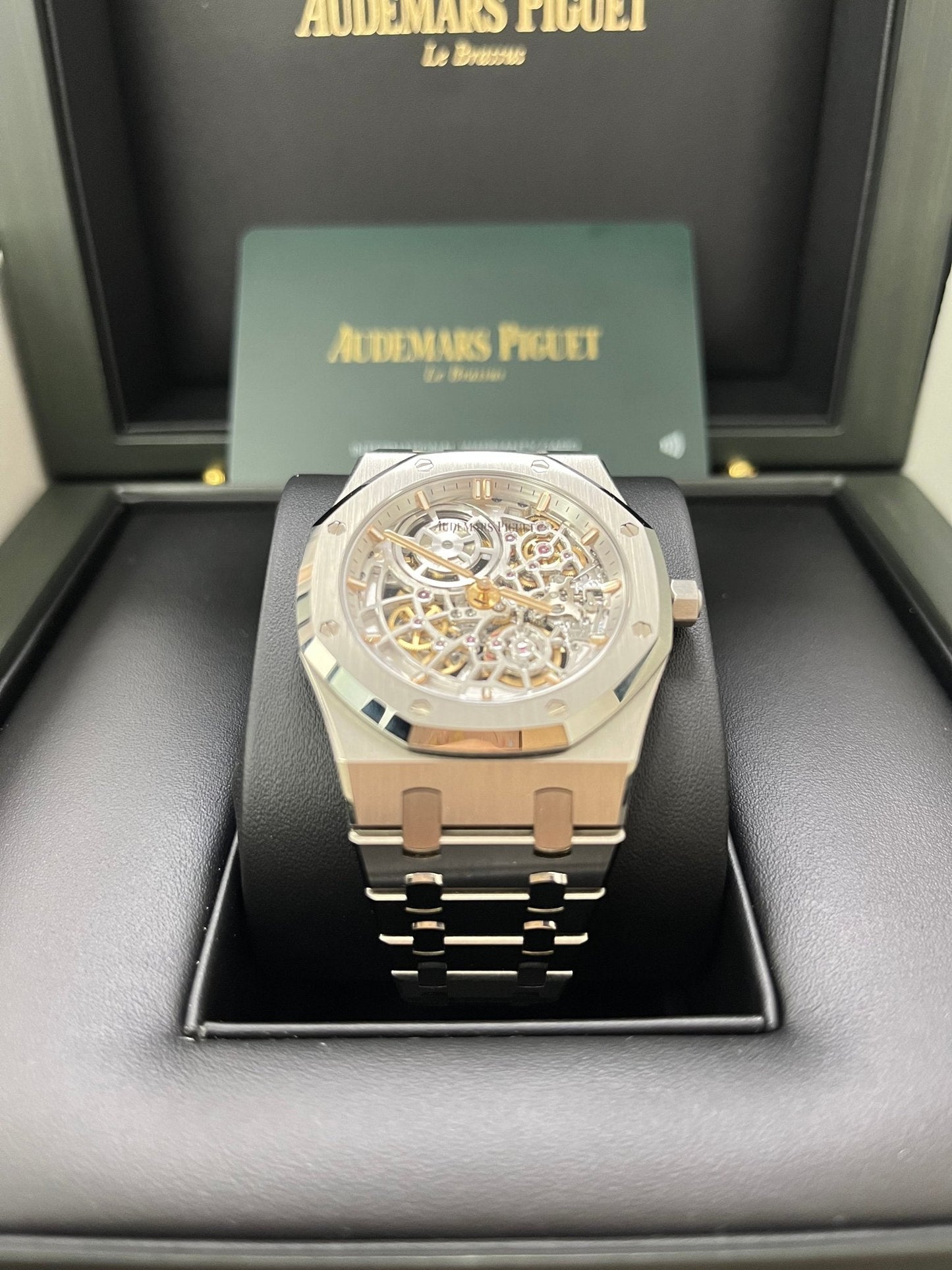 Audemars Piguet Royal Oak Jumbo "Jumbo" Extra-Thin Squelette "50TH ANNIVERSARY" Ref. 16204ST.OO.1240ST.01