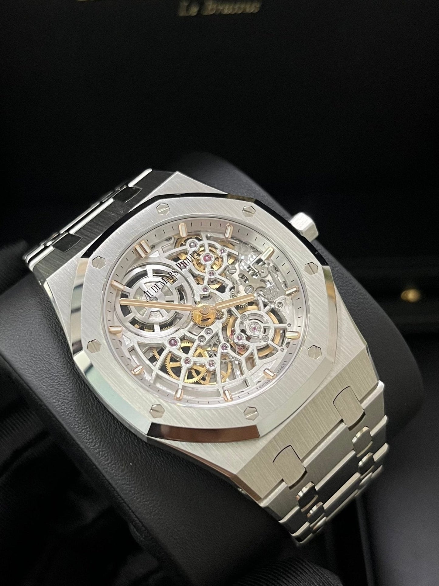 Audemars Piguet Royal Oak Jumbo "Jumbo" Extra-Thin Squelette "50TH ANNIVERSARY" Ref. 16204ST.OO.1240ST.01