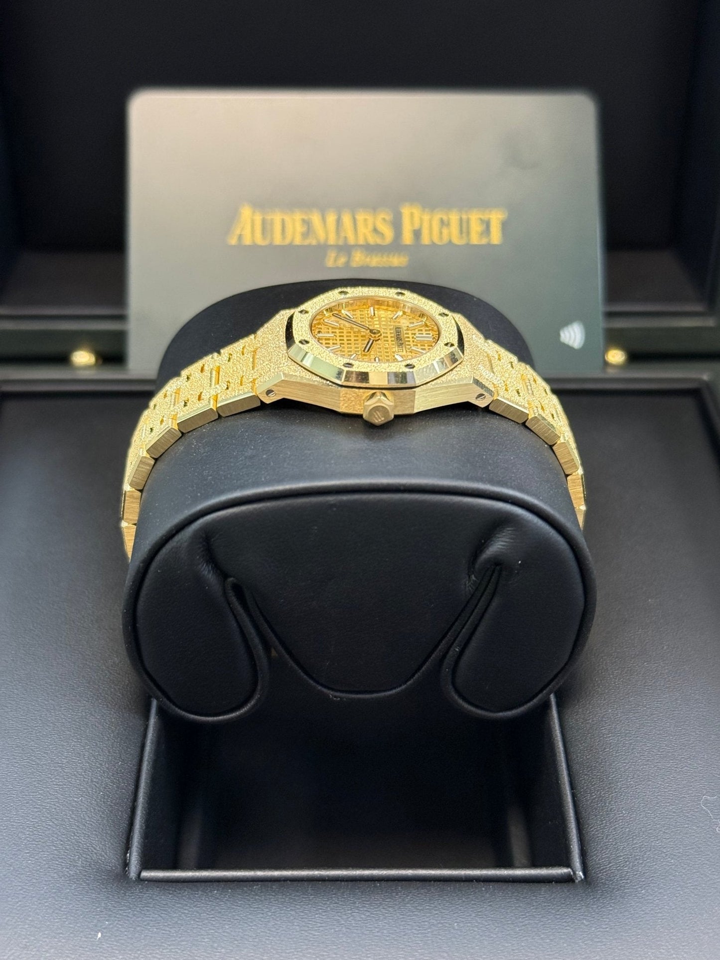 Audemars Piguet Royal Oak Mini Frosted Yellow Gold Quartz 67630BA.GG.1312BA.01