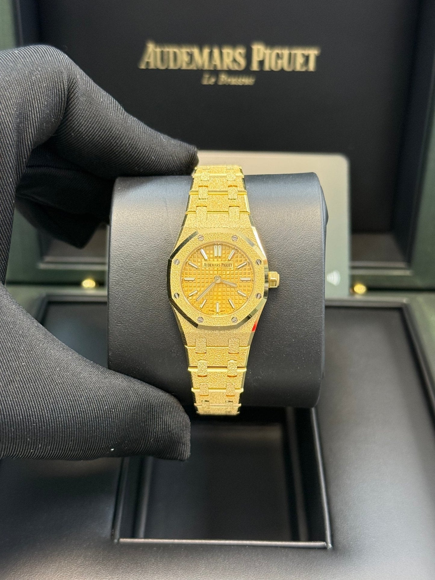 Audemars Piguet Royal Oak Mini Frosted Yellow Gold Quartz 67630BA.GG.1312BA.01