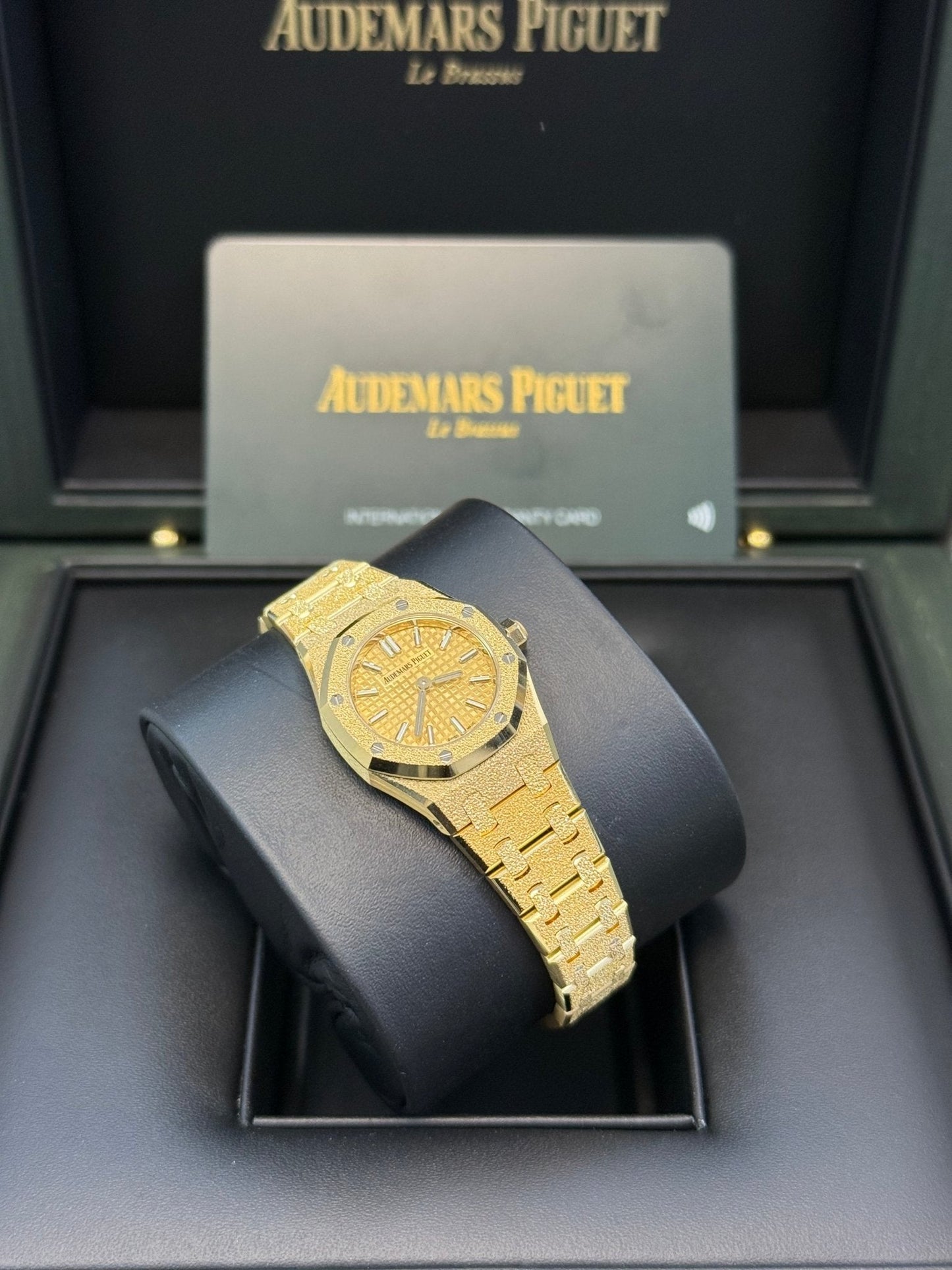 Audemars Piguet Royal Oak Mini Frosted Yellow Gold Quartz 67630BA.GG.1312BA.01