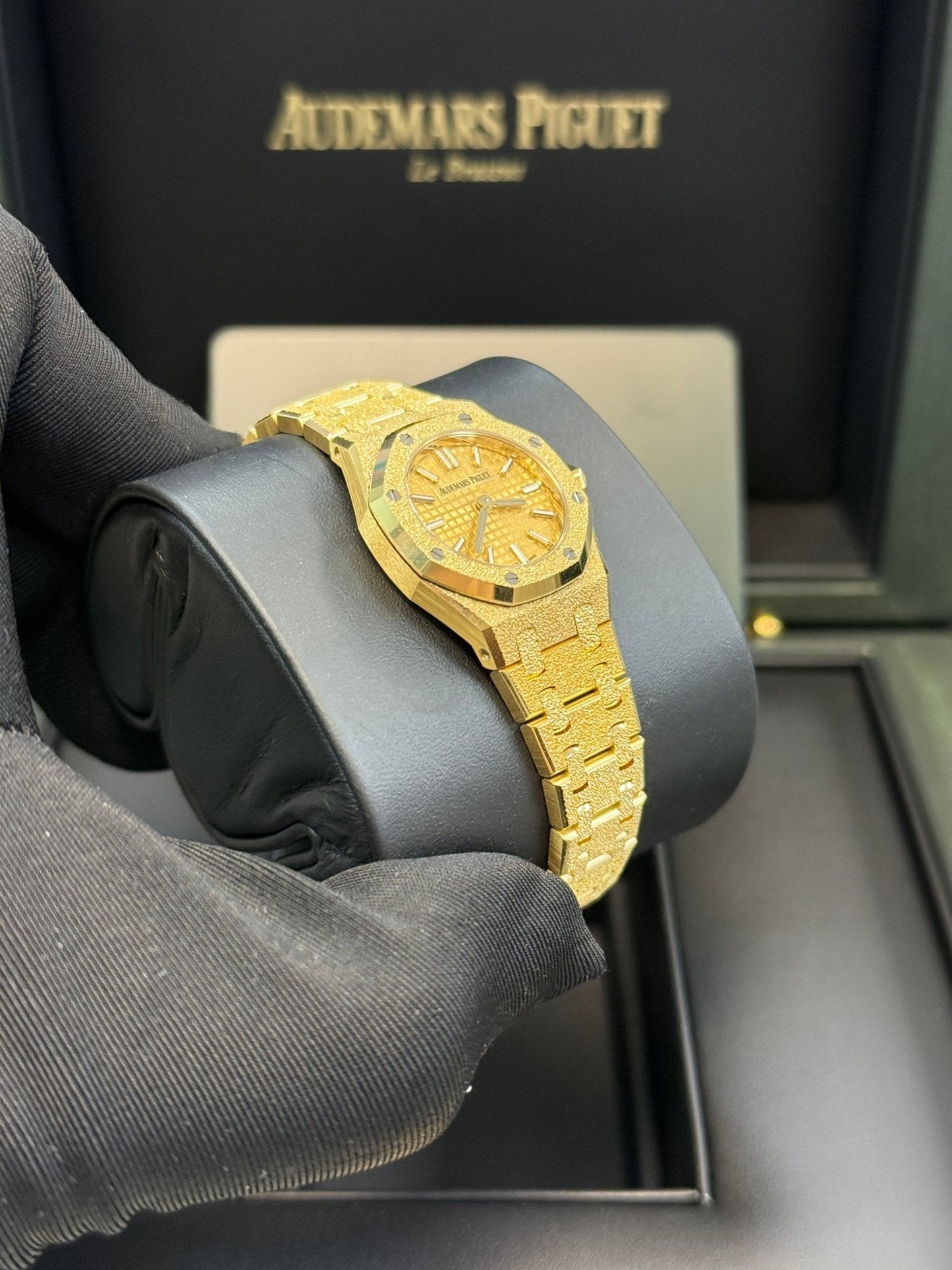Audemars Piguet Royal Oak Mini Frosted Yellow Gold Quartz 67630BA.GG.1312BA.01