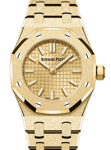 Audemars Piguet Royal Oak Mini Frosted Yellow Gold Quartz 67630BA.GG.1312BA.01