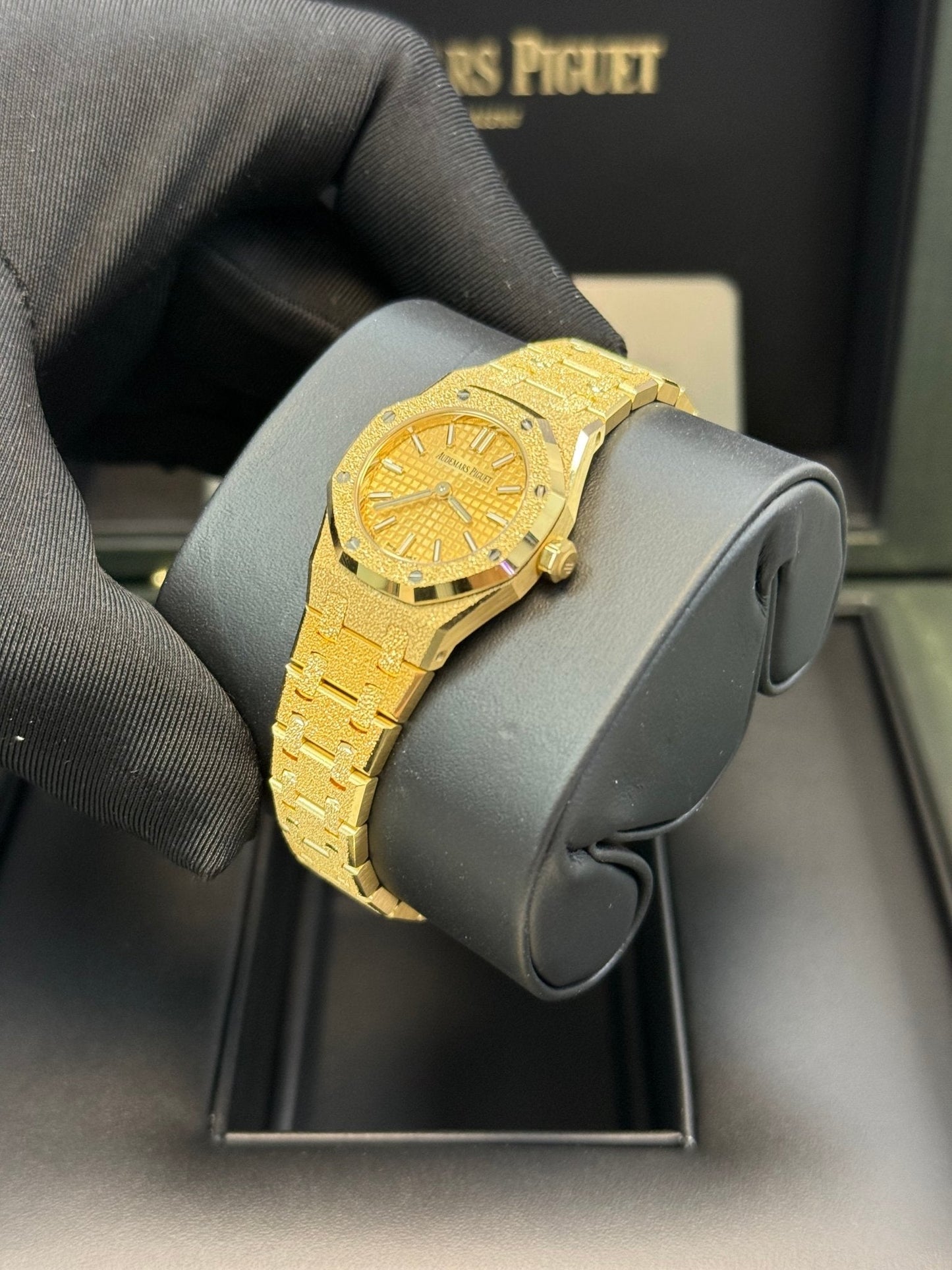 Audemars Piguet Royal Oak Mini Frosted Yellow Gold Quartz 67630BA.GG.1312BA.01