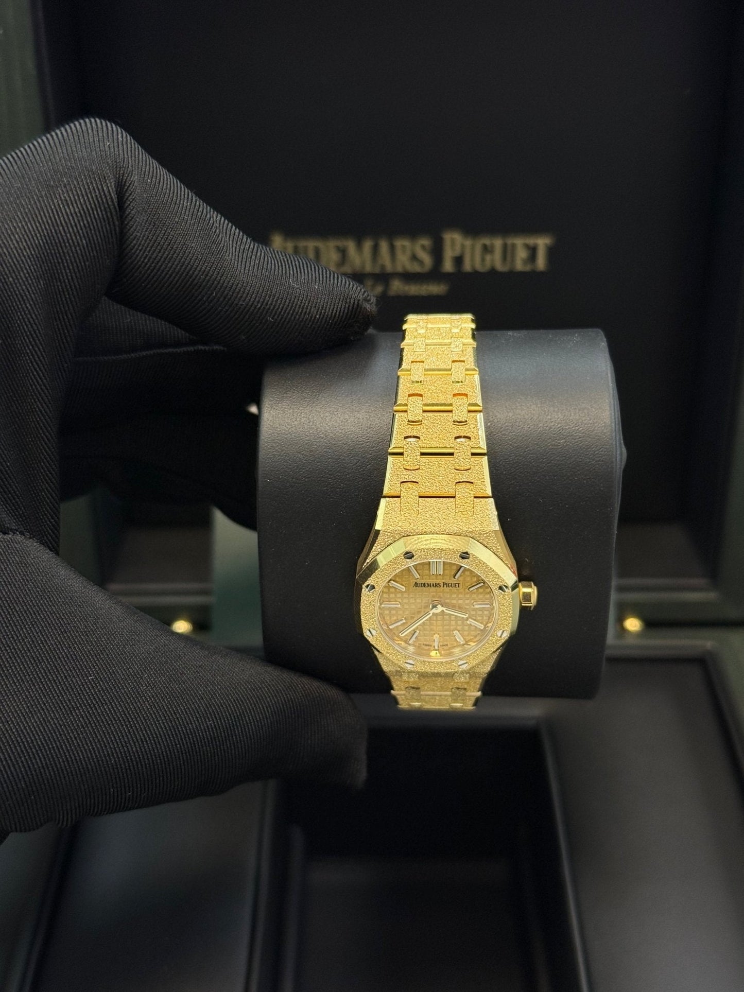 Audemars Piguet Royal Oak Mini Frosted Yellow Gold Quartz 67630BA.GG.1312BA.01