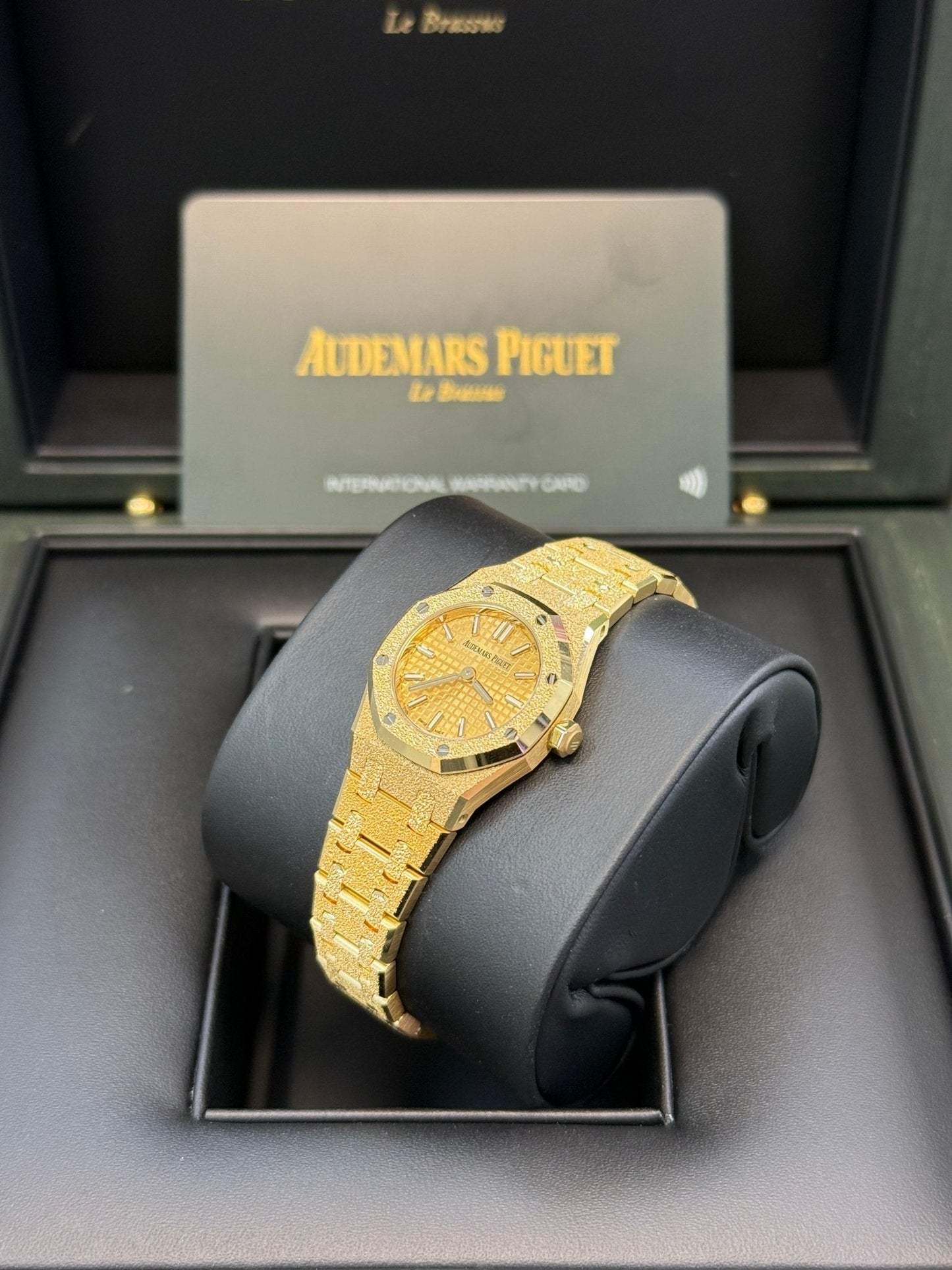 Audemars Piguet Royal Oak Mini Frosted Yellow Gold Quartz 67630BA.GG.1312BA.01