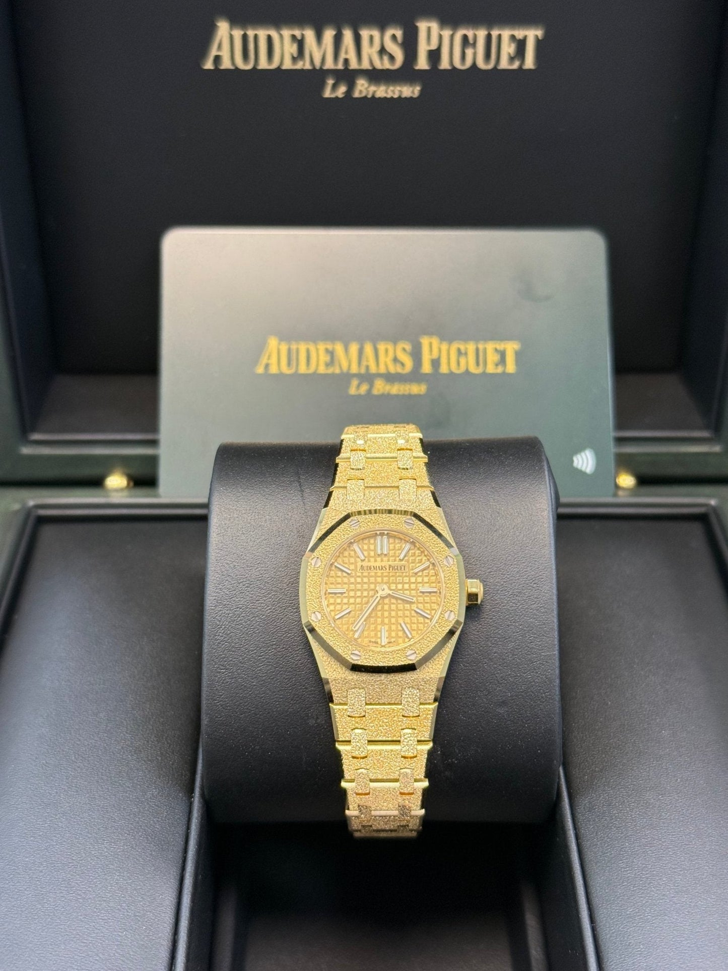 Audemars Piguet Royal Oak Mini Frosted Yellow Gold Quartz 67630BA.GG.1312BA.01