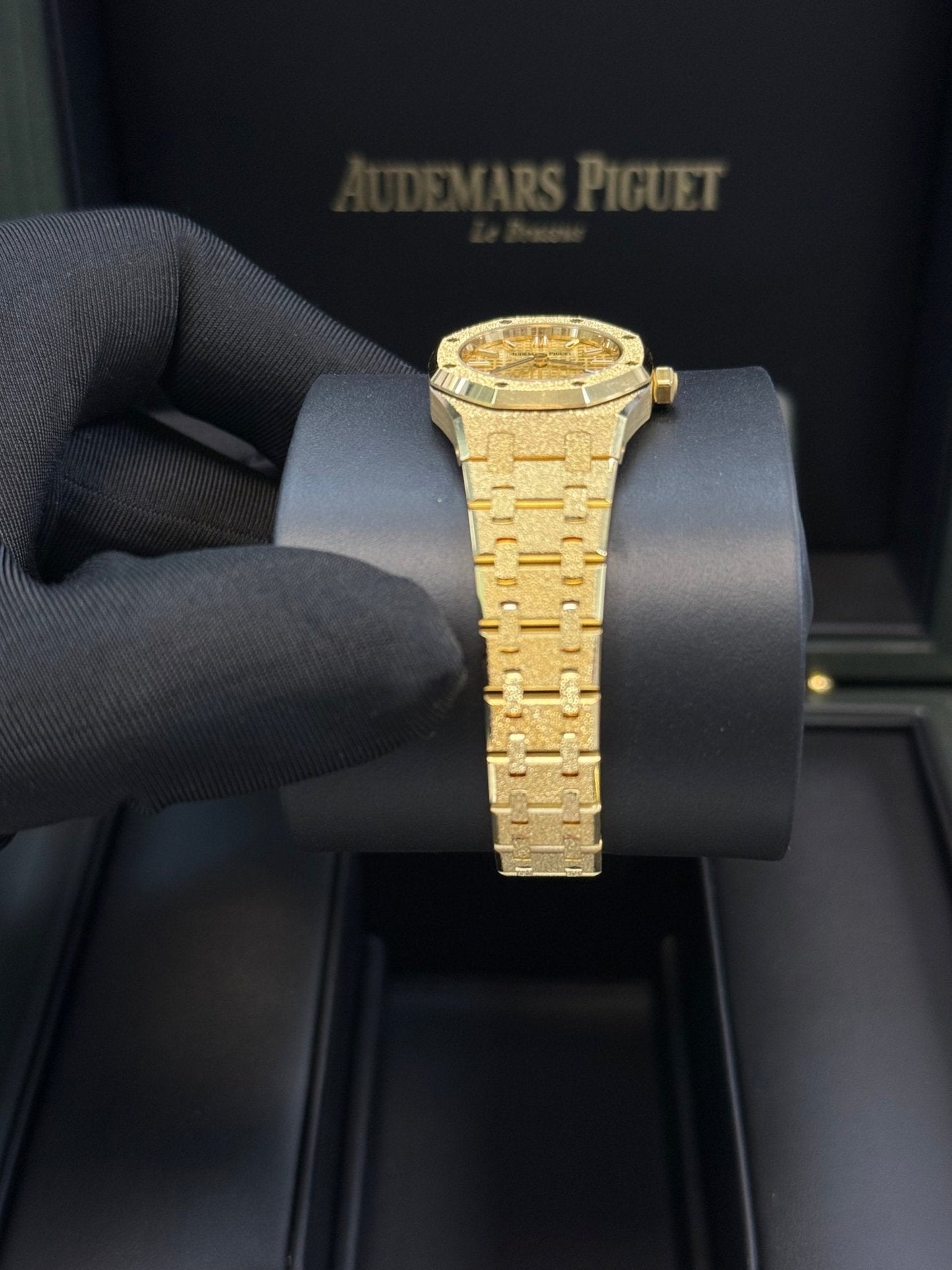 Audemars Piguet Royal Oak Mini Frosted Yellow Gold Quartz 67630BA.GG.1312BA.01