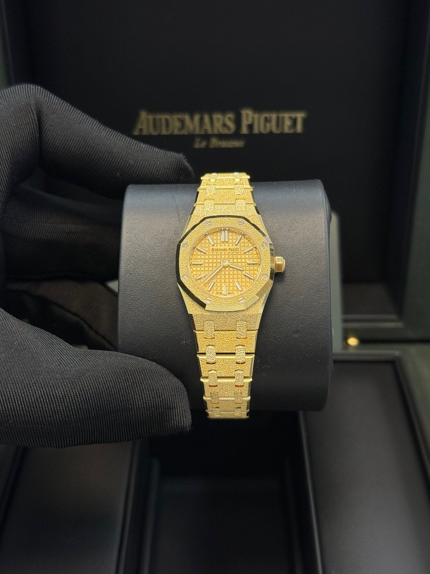 Audemars Piguet Royal Oak Mini Frosted Yellow Gold Quartz 67630BA.GG.1312BA.01