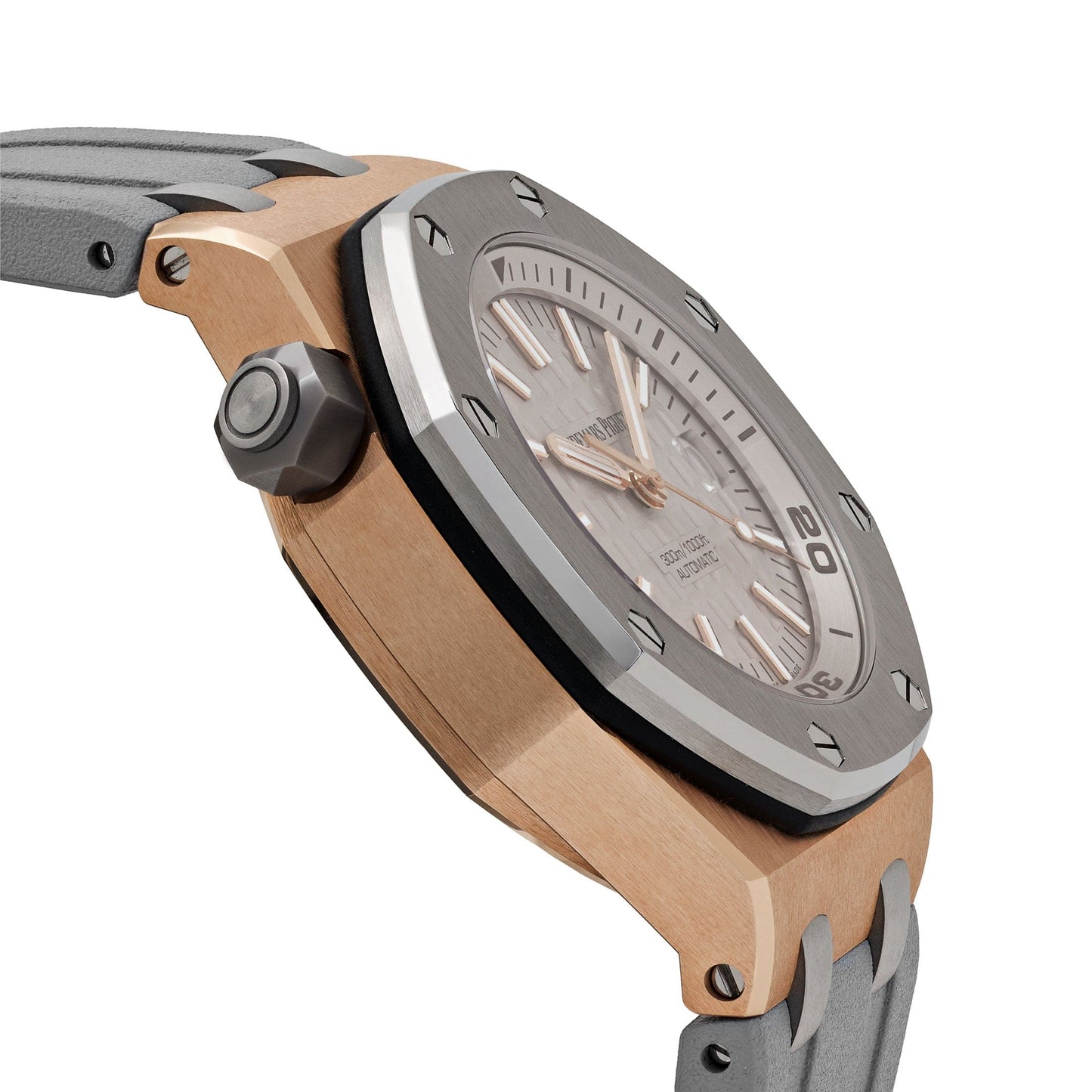 Audemars Piguet Royal Oak Offshore 15711OI.OO.A006CA.01 Diver Rose Gold Grey Dial 'Japan' Limited Edition of 500
