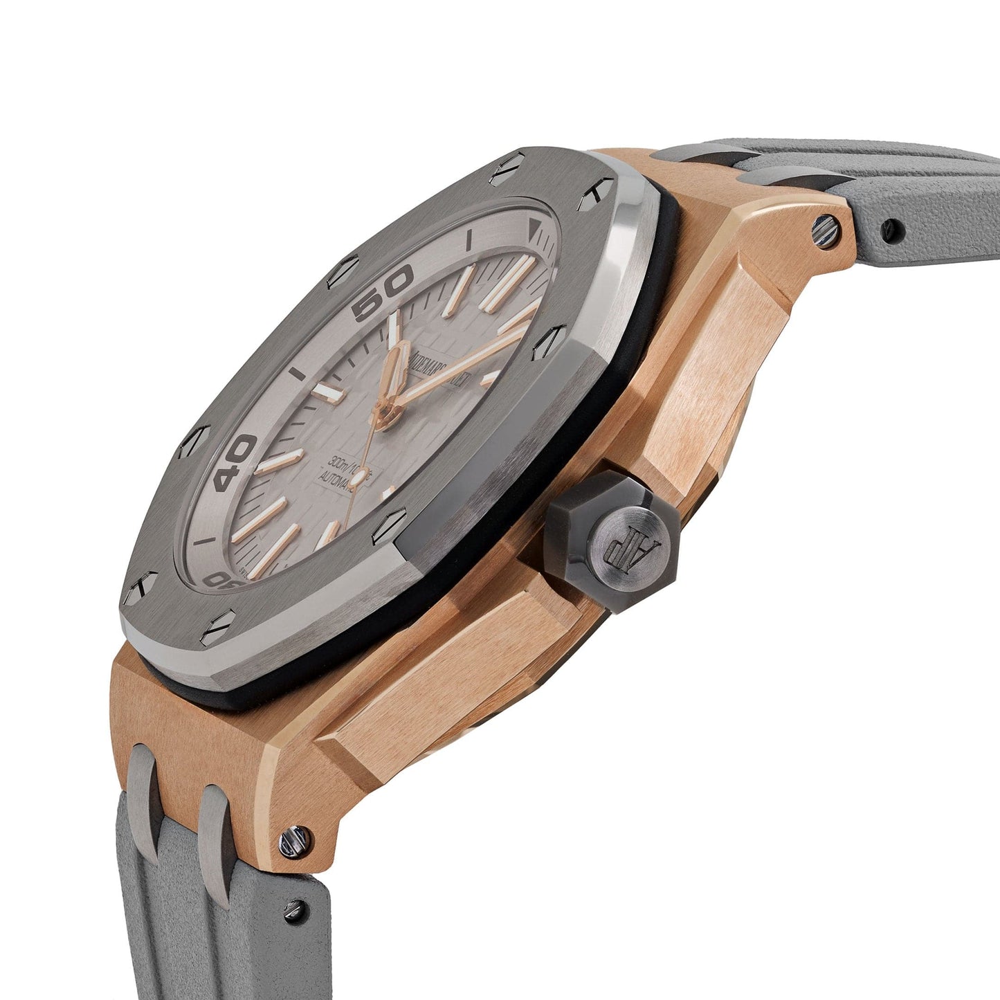 Audemars Piguet Royal Oak Offshore 15711OI.OO.A006CA.01 Diver Rose Gold Grey Dial 'Japan' Limited Edition of 500