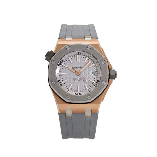 Audemars Piguet Royal Oak Offshore 15711OI.OO.A006CA.01 Diver Rose Gold Grey Dial 'Japan' Limited Edition of 500