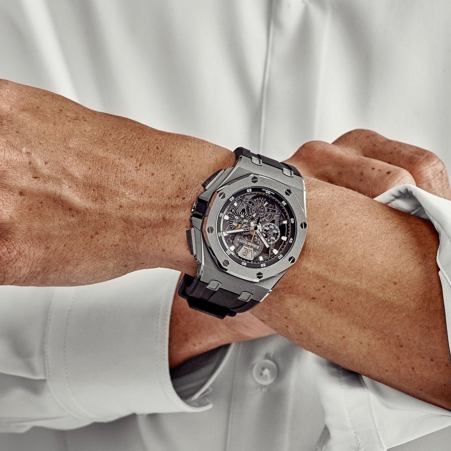 Audemars Piguet Royal Oak Offshore 26407TI.GG.A002CA.01 Tourbillon Chronograph Titanium