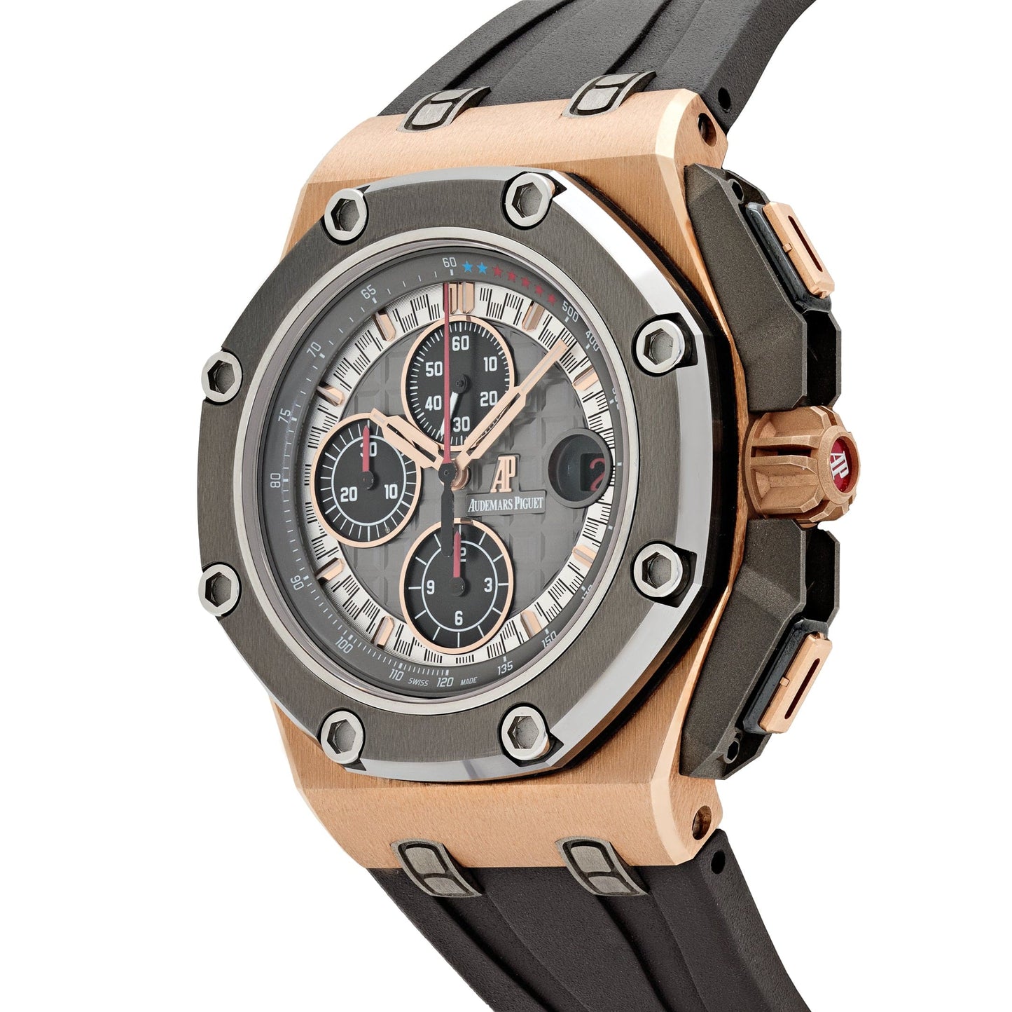 Audemars Piguet Royal Oak Offshore 26568OM.OO.A004CA.01 'Michael Schumacher' Chronograph Rose Gold Grey Dial Limited Edition of 500 (2012)