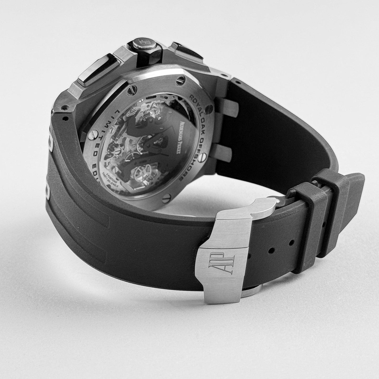 Audemars Piguet Royal Oak Offshore Chronograph 26387IO.OO.D002CA.01 Tourbillon Titanium Openworked Dial Limited Edition of 15 (2015)