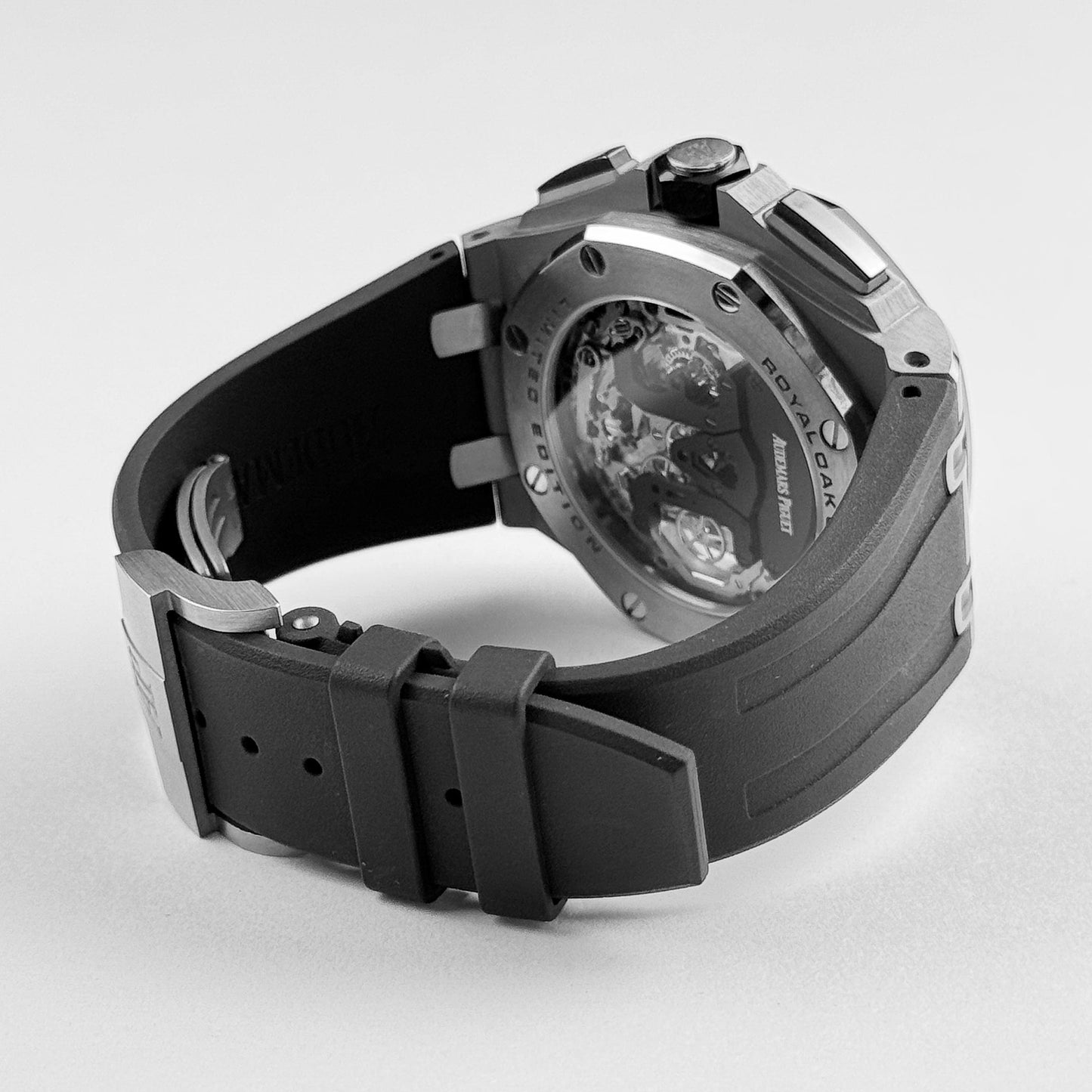 Audemars Piguet Royal Oak Offshore Chronograph 26387IO.OO.D002CA.01 Tourbillon Titanium Openworked Dial Limited Edition of 15 (2015)