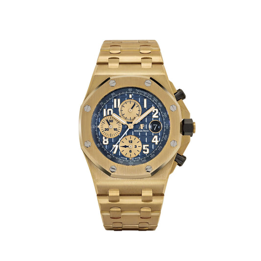 Audemars Piguet Royal Oak Offshore Chronograph 26470BA.OO.1000BA.01 Yellow Gold Blue Dial (2017)