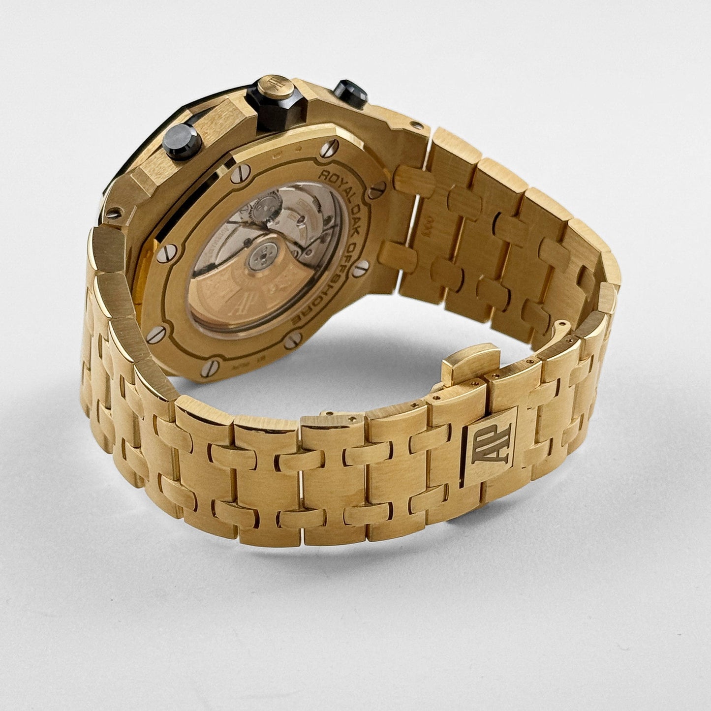 Audemars Piguet Royal Oak Offshore Chronograph 26470BA.OO.1000BA.01 Yellow Gold Blue Dial (2017)