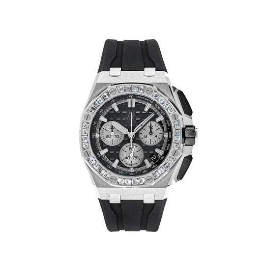 Audemars Piguet Royal Oak Offshore 26424BC.ZZ.D002CA.01 Chronograph White Gold Black Dial Diamond Bezel (2024)