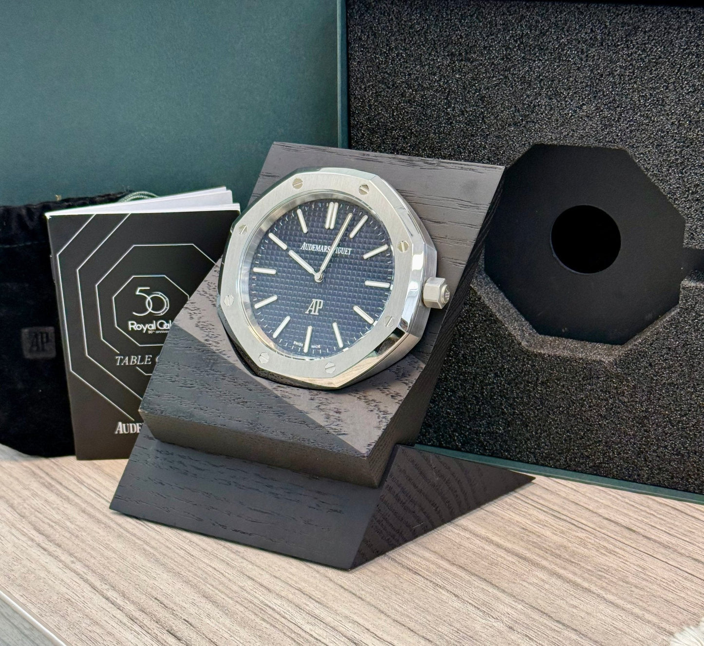 Audemars Piguet Royal Oak Offshore Table Clock 50th Royal Oak Limited To 2250 With Box