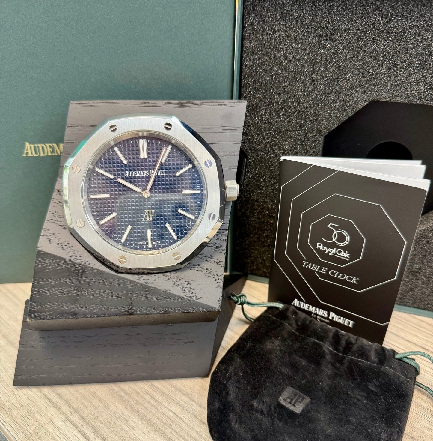 Audemars Piguet Royal Oak Offshore Table Clock 50th Royal Oak Limited To 2250 With Box