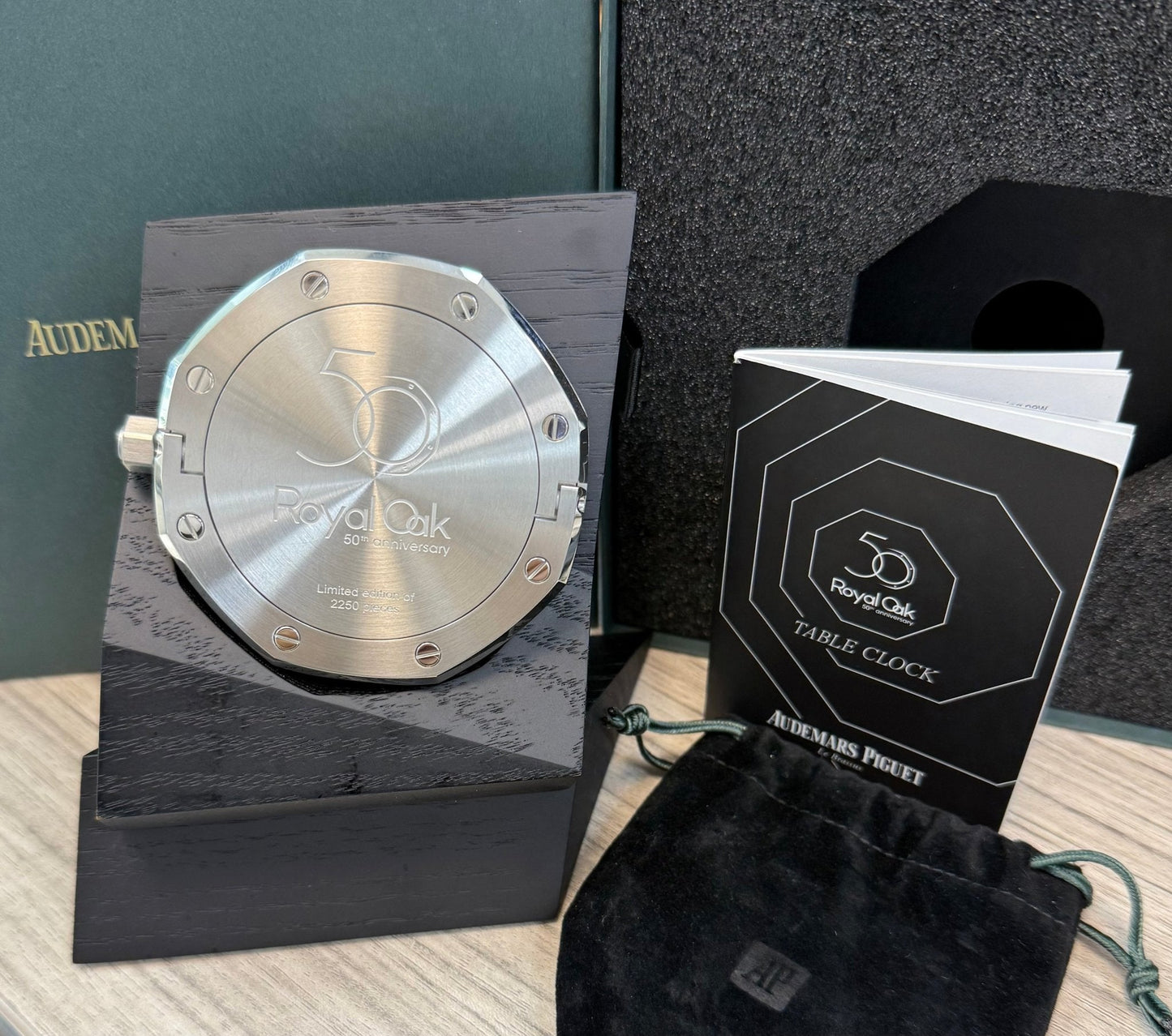 Audemars Piguet Royal Oak Offshore Table Clock 50th Royal Oak Limited To 2250 With Box