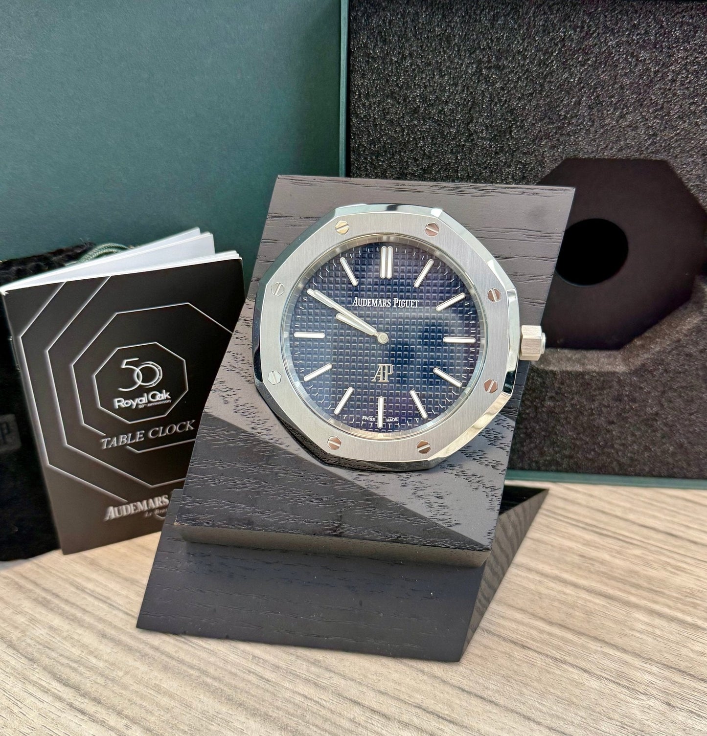 Audemars Piguet Royal Oak Offshore Table Clock 50th Royal Oak Limited To 2250 With Box