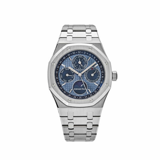 Audemars Piguet Royal Oak Perpetual Calendar 26574ST.OO.1220ST.03 Stainless Steel Ice Blue Dial