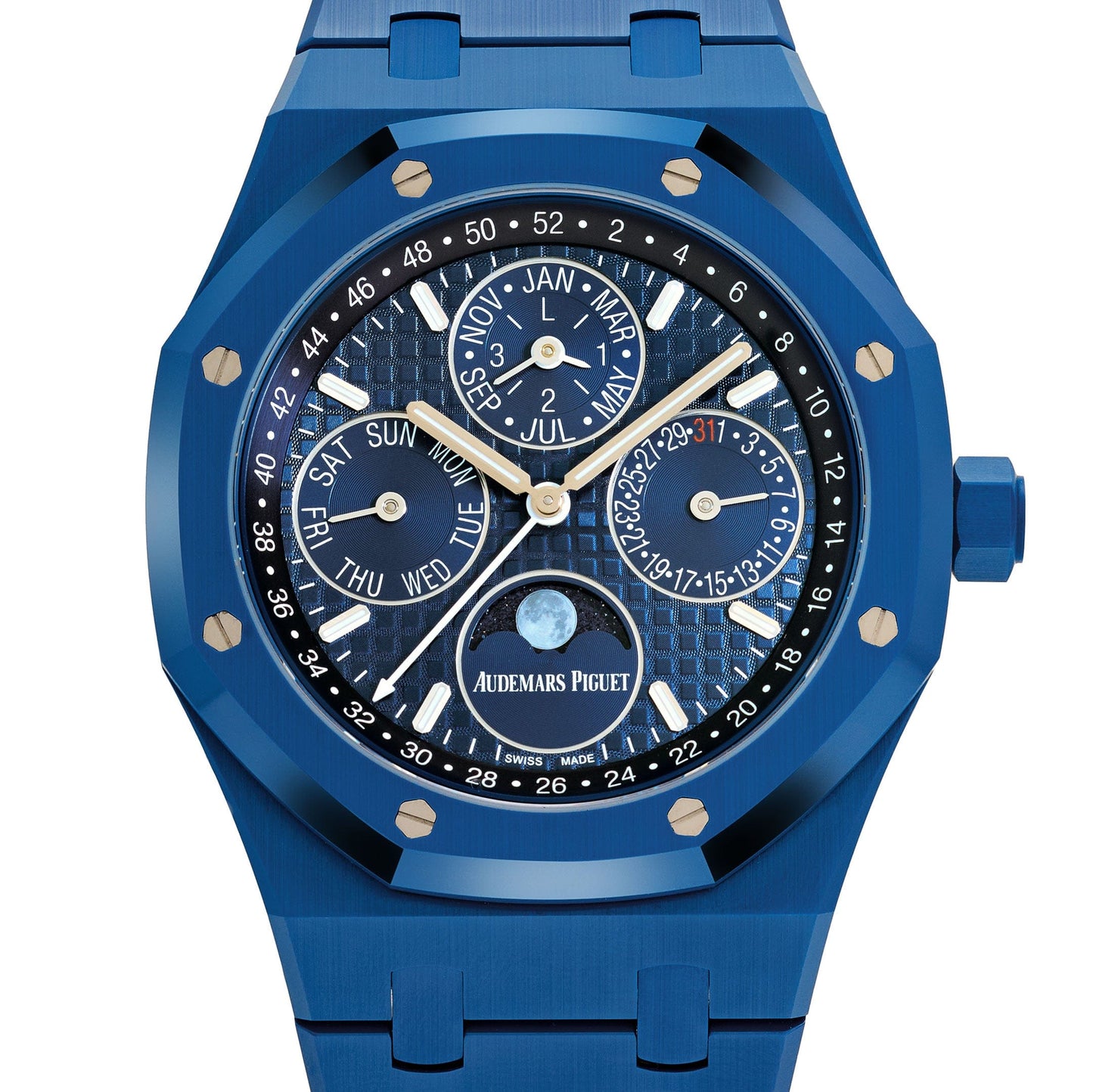 Audemars Piguet Royal Oak Perpetual Calendar 26579CS.OO.1225CS.01 Blue Ceramic Blue Dial