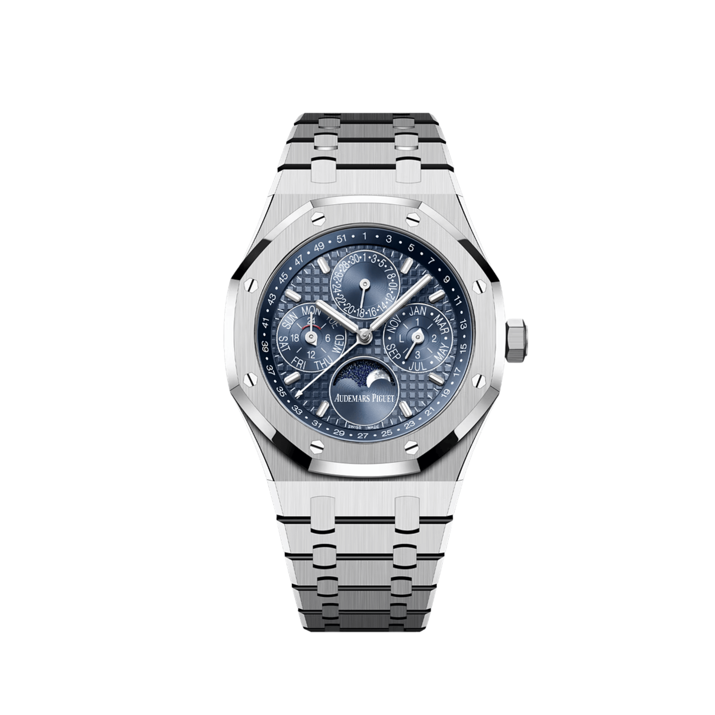 Audemars Piguet Royal Oak Perpetual Calendar 26674ST.OO.1320ST.01 Stainless Steel Blue Dial (2025)