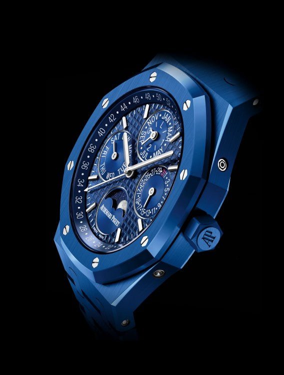 Audemars Piguet Royal Oak Perpetual Calendar Blue Ceramic Ref # 26579CS.OO.1225CS.01