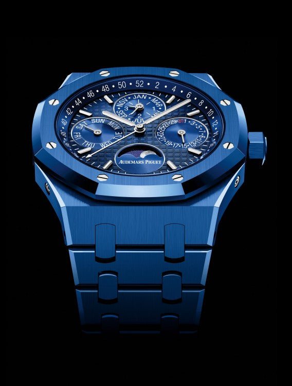 Audemars Piguet Royal Oak Perpetual Calendar Blue Ceramic Ref # 26579CS.OO.1225CS.01