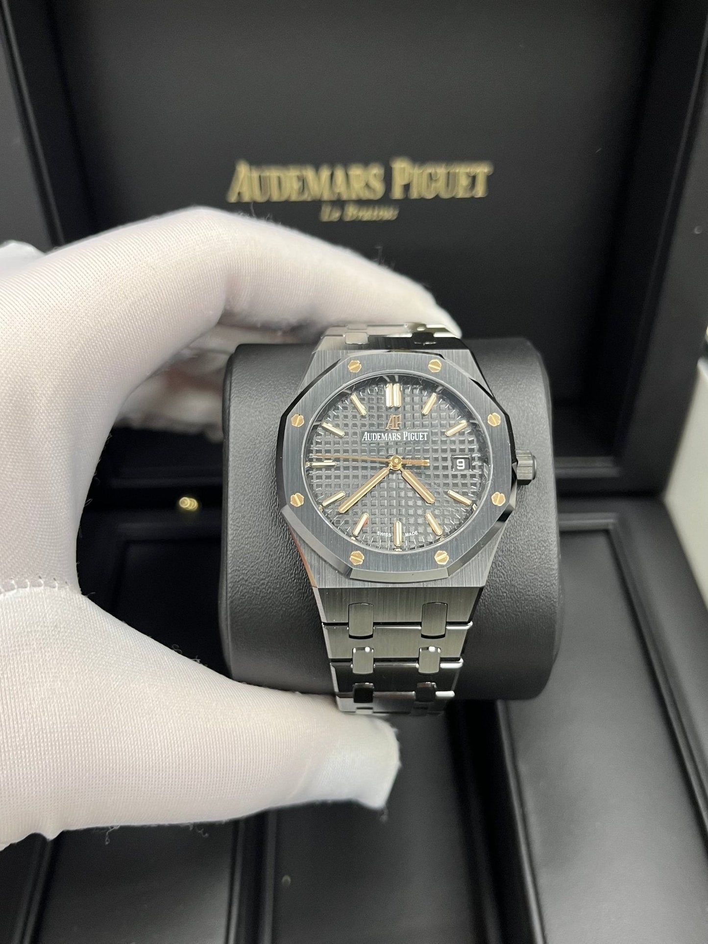 Audemars Piguet Royal Oak Selfwinding 34mm Black Ceramic 77350ce.oo.1266ce.01
