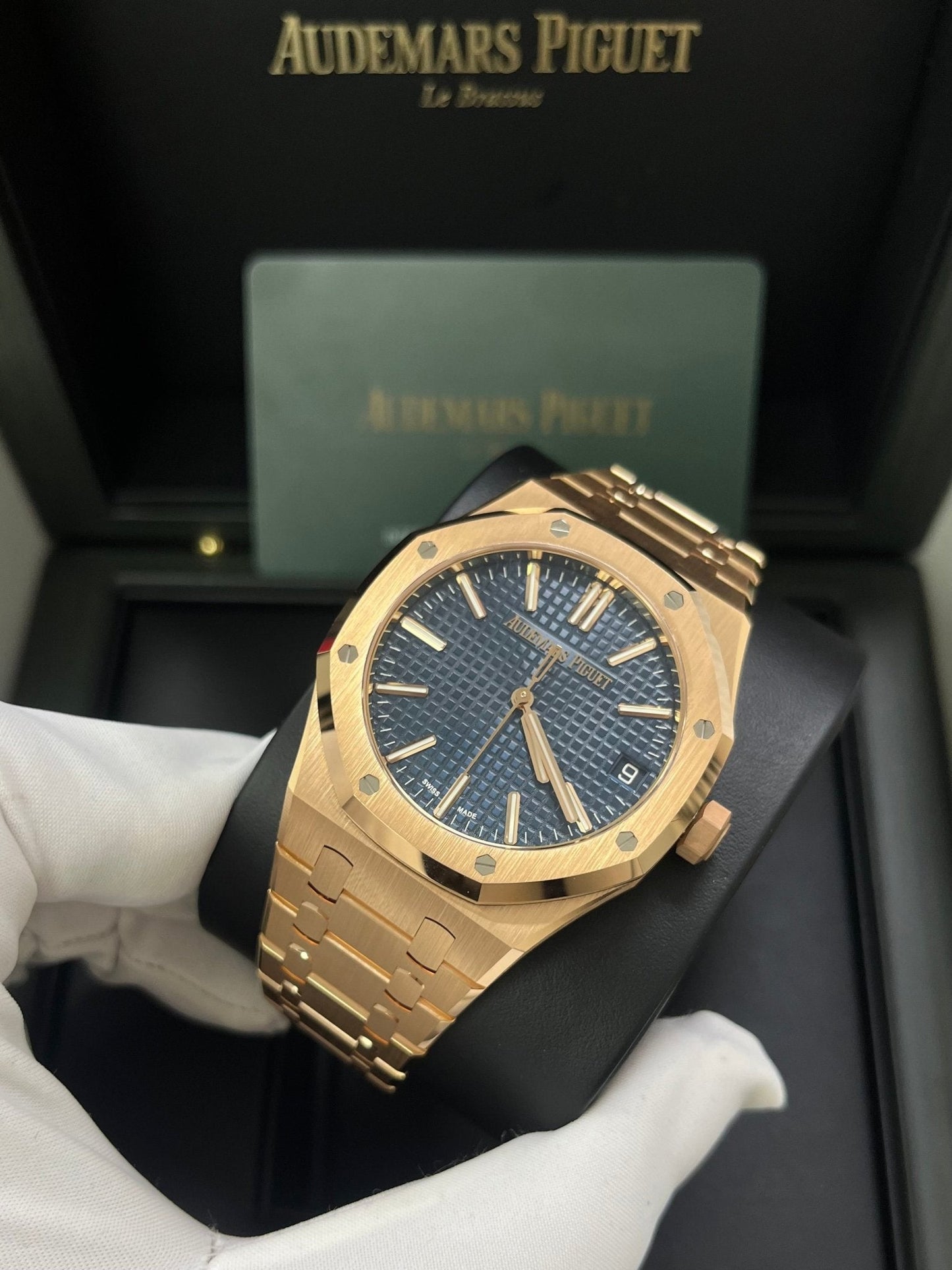 Audemars Piguet Royal Oak Selfwinding "50th Anniversary" Blue Dial 15510OR.OO.1320OR.01
