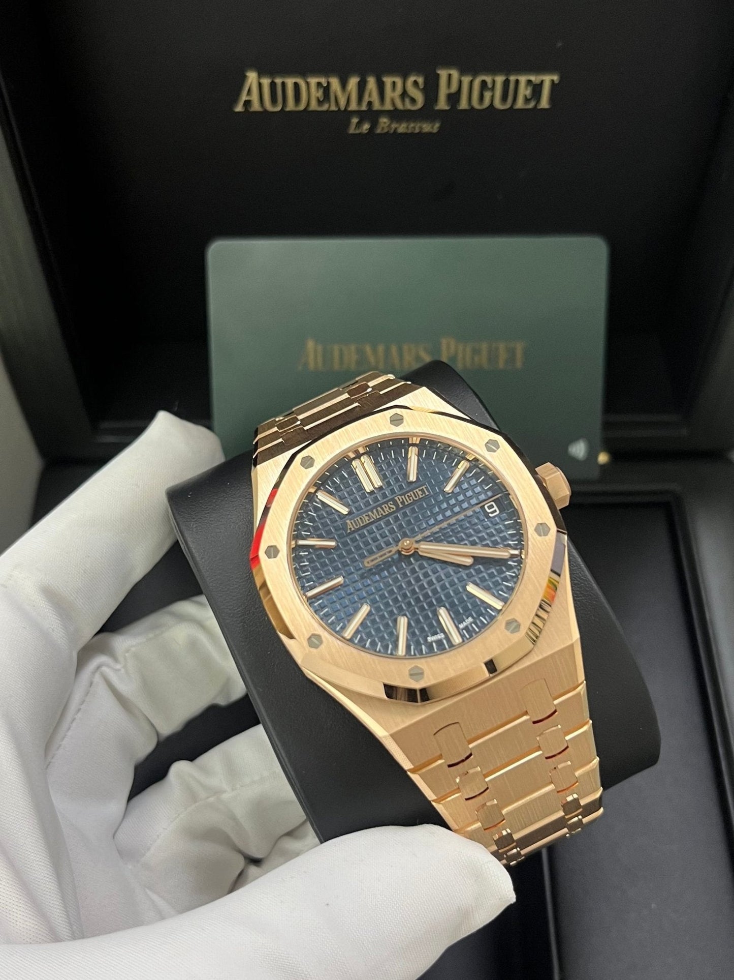 Audemars Piguet Royal Oak Selfwinding "50th Anniversary" Blue Dial 15510OR.OO.1320OR.01