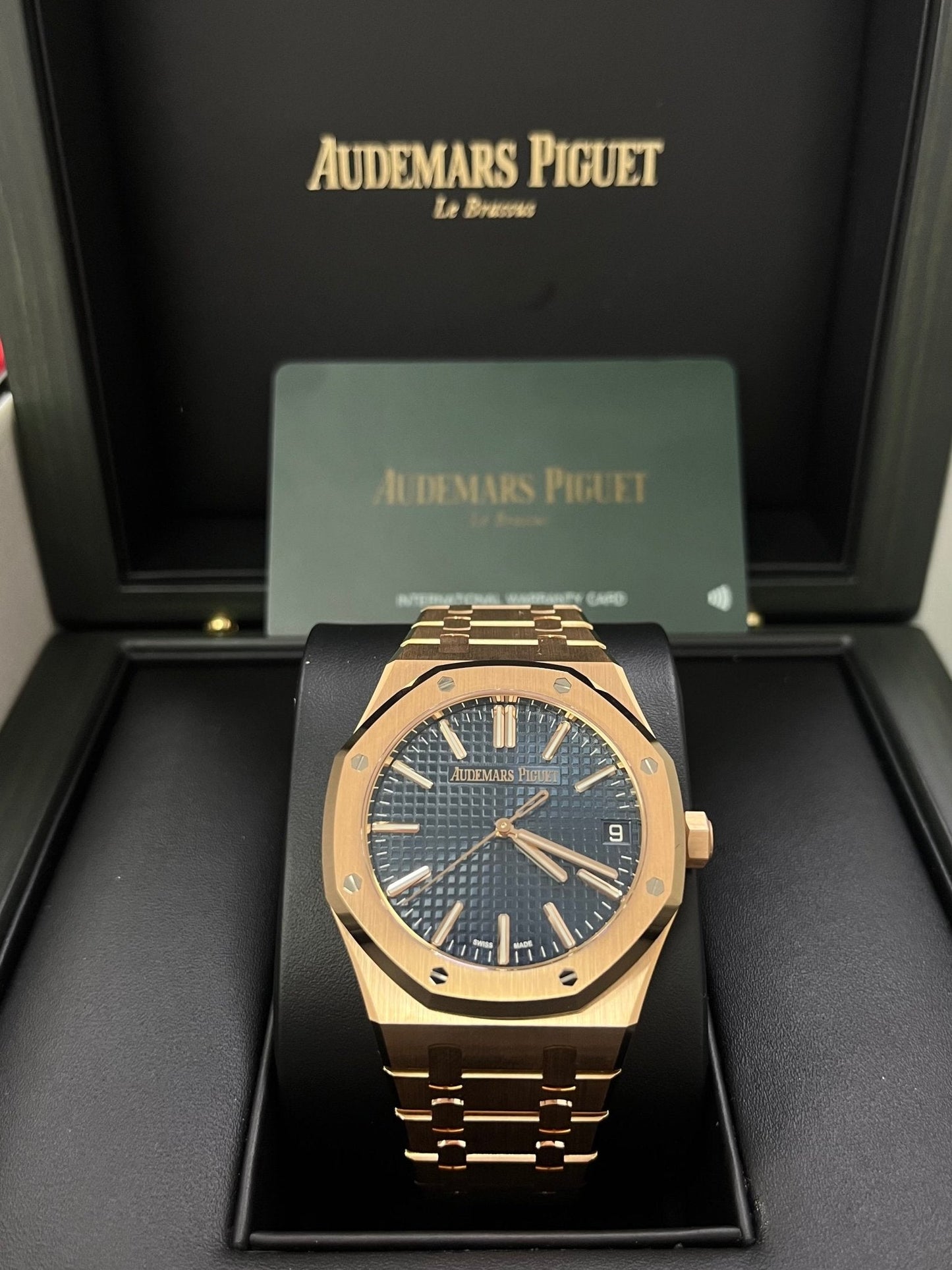 Audemars Piguet Royal Oak Selfwinding "50th Anniversary" Blue Dial 15510OR.OO.1320OR.01