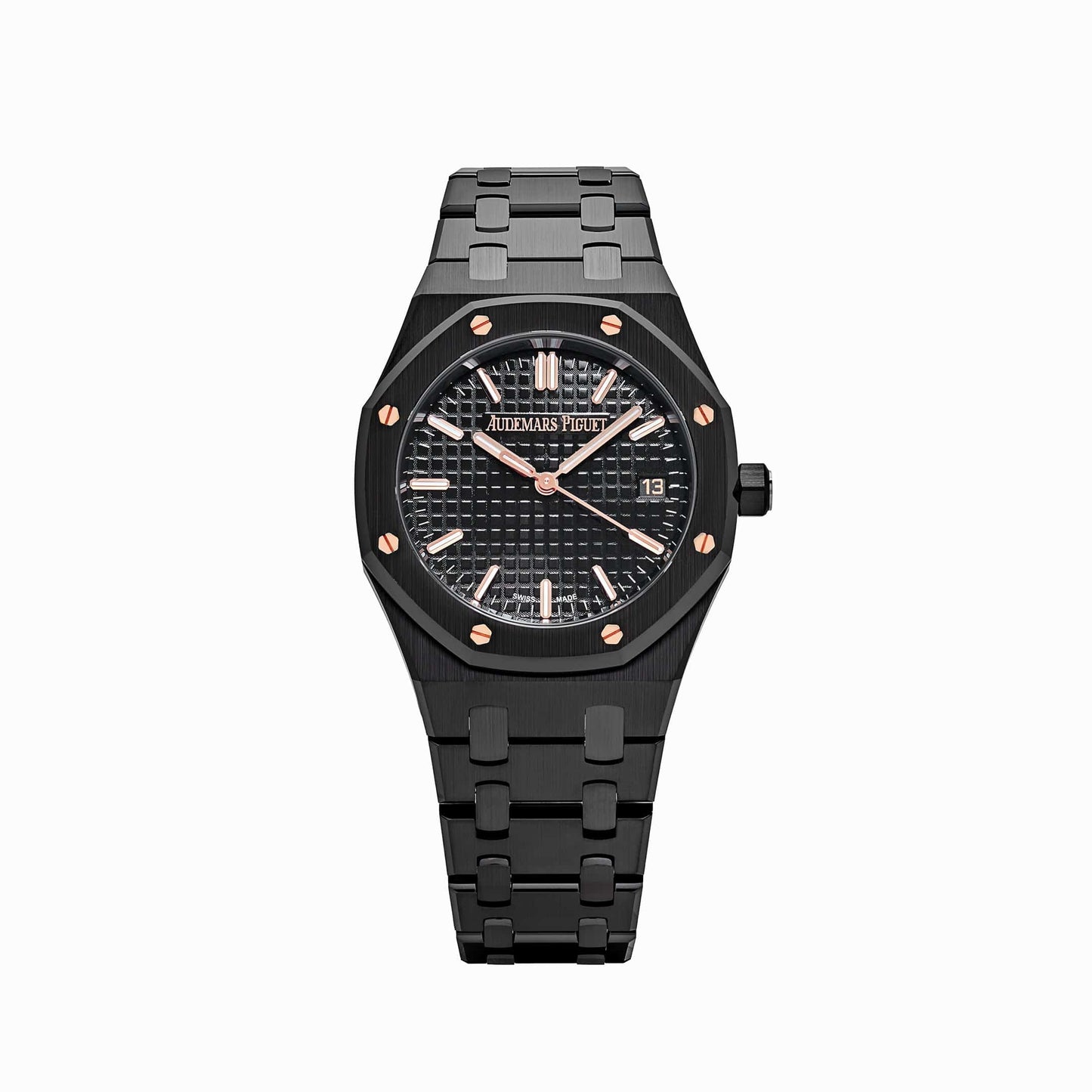 Audemars Piguet Royal Oak Selfwinding 77350CE.OO.1266CE.01 'Ladies' Black Ceramic Black Dial