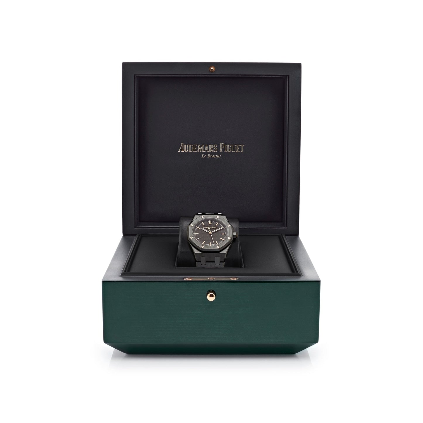 Audemars Piguet Royal Oak Selfwinding 77350CE.OO.1266CE.01 'Ladies' Black Ceramic Black Dial