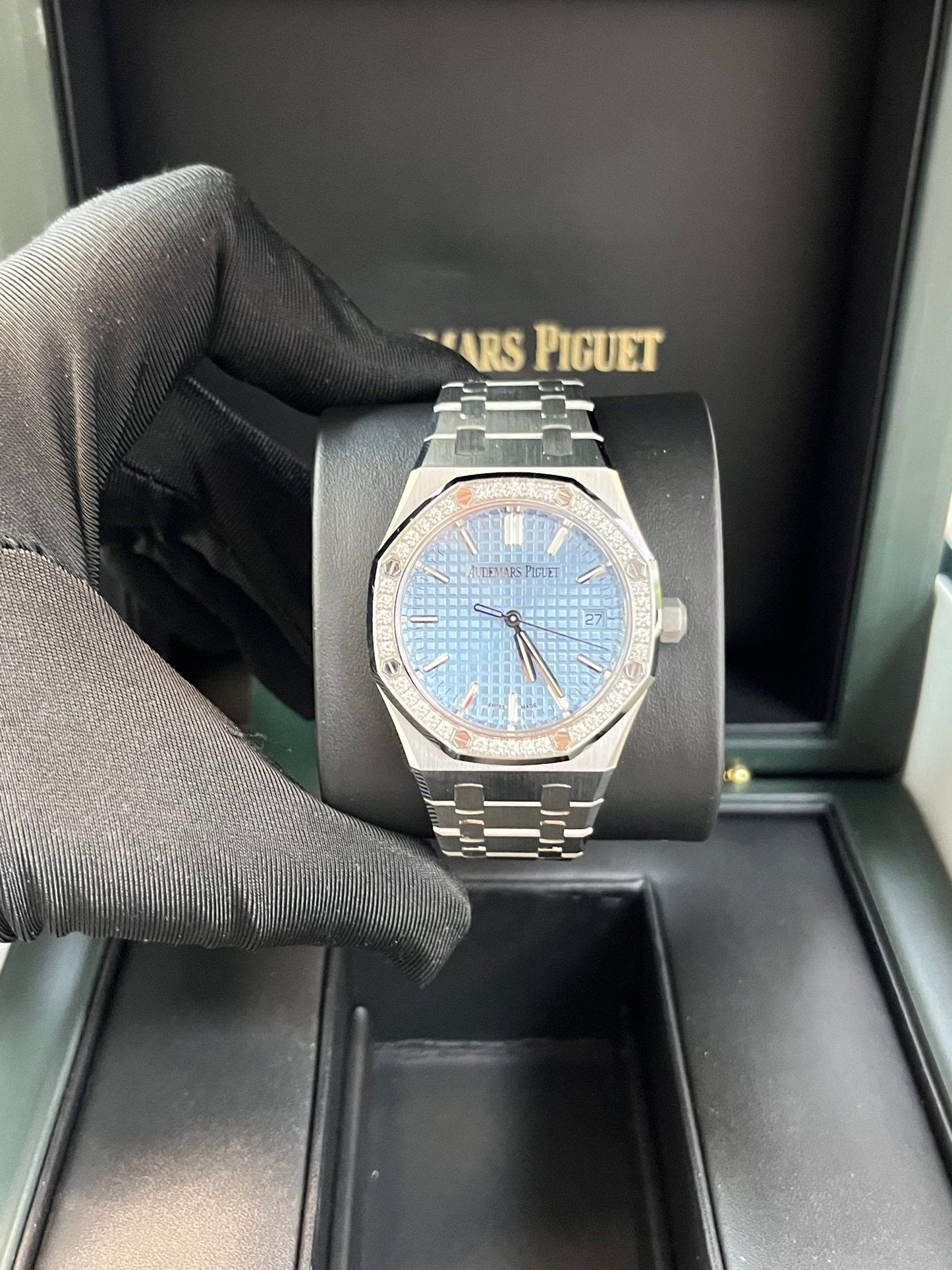 Audemars Piguet Royal Oak Selfwinding Ice Blue Dial 77451ST.ZZ.1361ST.03