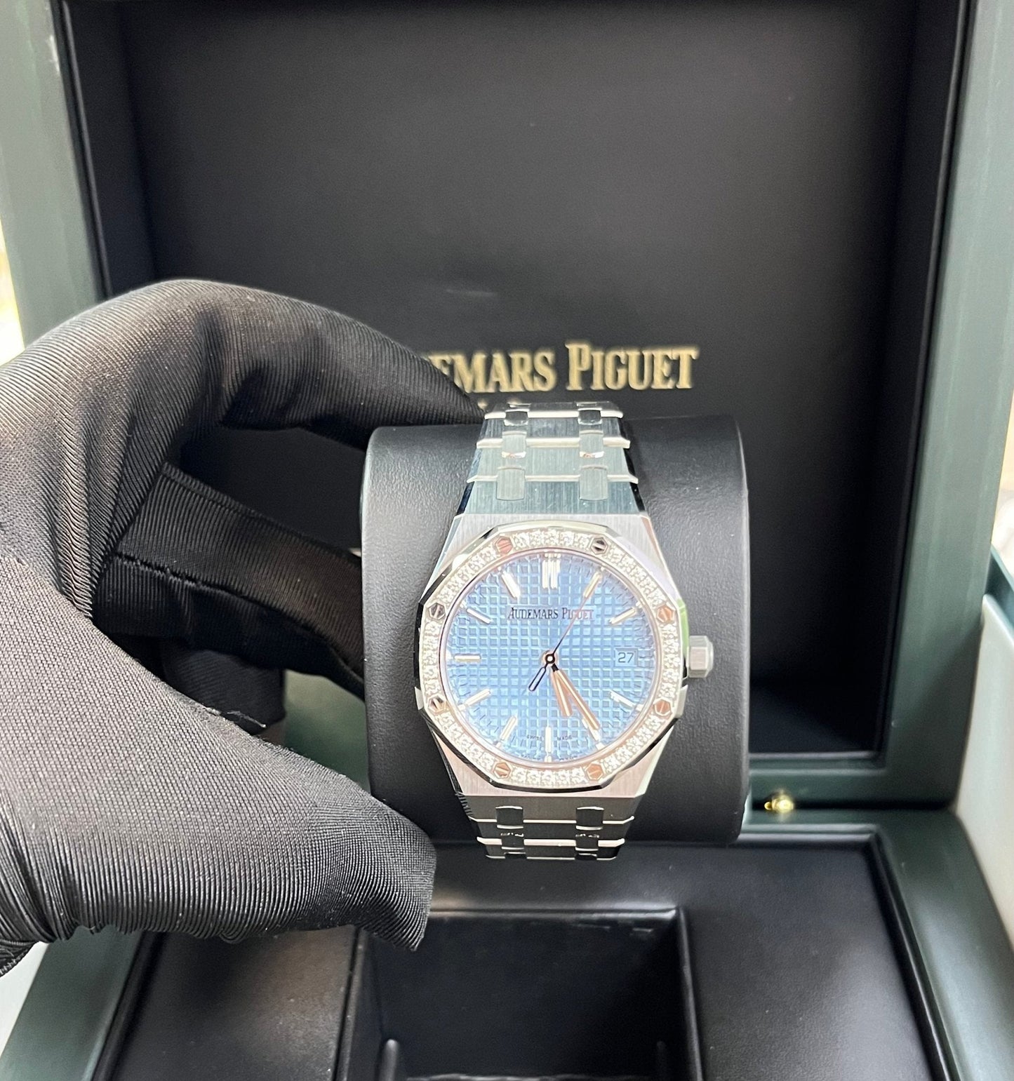 Audemars Piguet Royal Oak Selfwinding Ice Blue Dial 77451ST.ZZ.1361ST.03