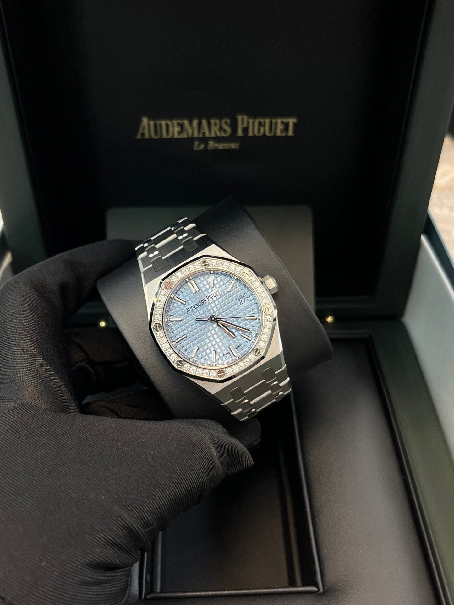 Audemars Piguet Royal Oak Selfwinding Ice Blue Dial 77451ST.ZZ.1361ST.03