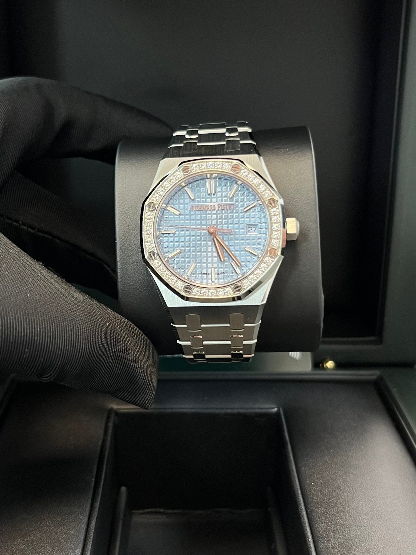 Audemars Piguet Royal Oak Selfwinding Ice Blue Dial 77451ST.ZZ.1361ST.03