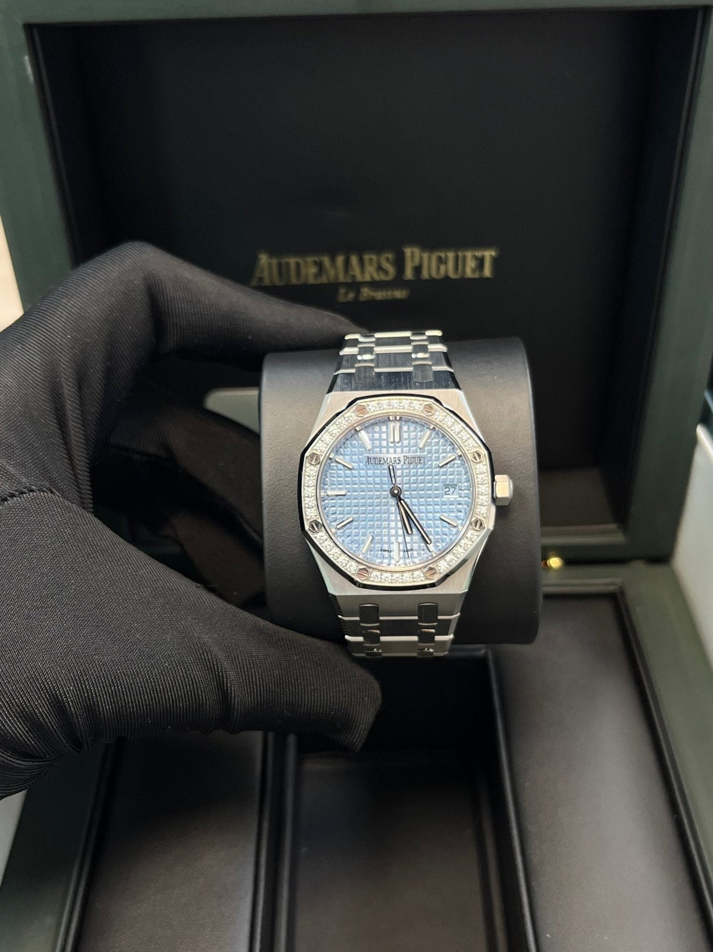 Audemars Piguet Royal Oak Selfwinding Ice Blue Dial 77451ST.ZZ.1361ST.03