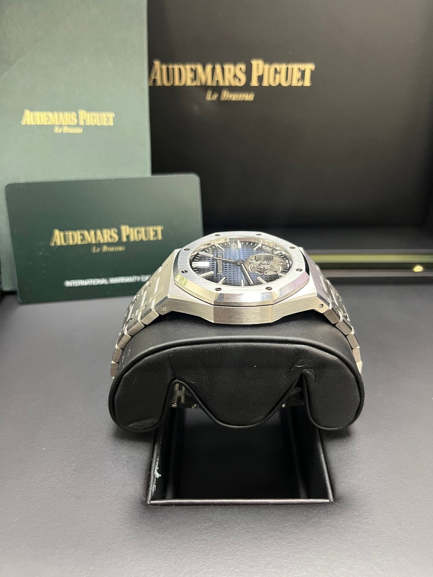 Audemars Piguet Royal Oak Steel Blue Dial 50th Anniversary Tourbillon 26730ST.OO.1320ST.01