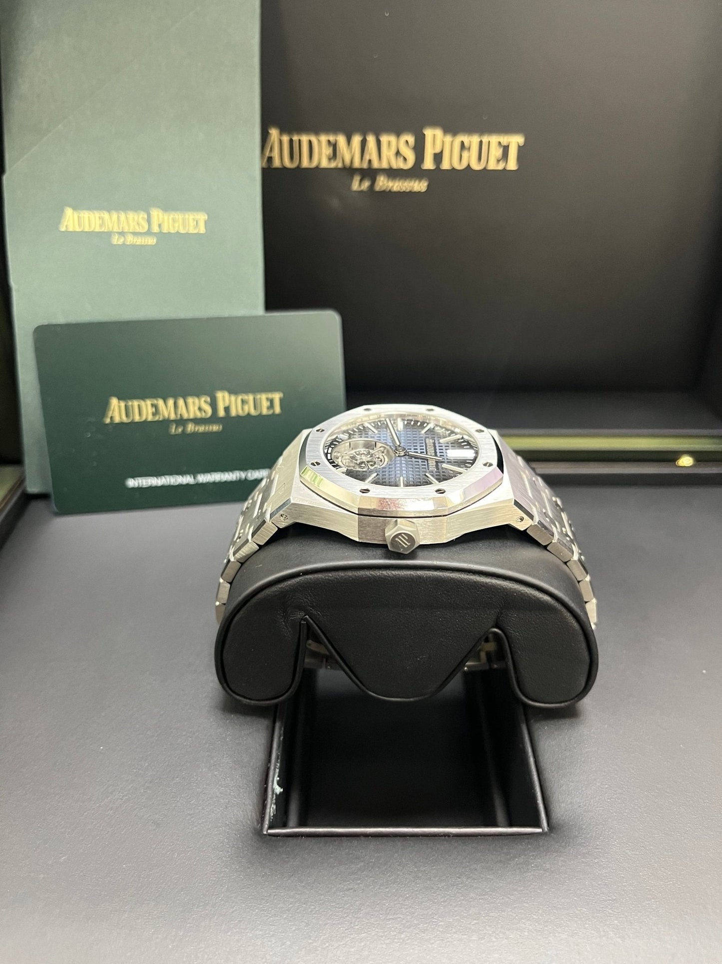 Audemars Piguet Royal Oak Steel Blue Dial 50th Anniversary Tourbillon 26730ST.OO.1320ST.01