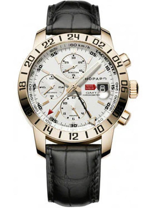 '- Mille Miglia - GMT - Rose Gold - Leather Strap