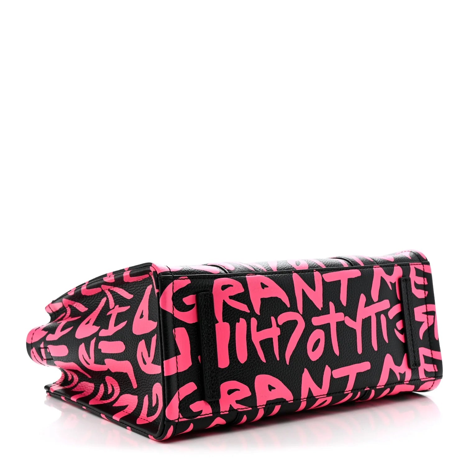 X STEPHEN SPROUSE Grained Calfskin Medium the Tote Bag Pink